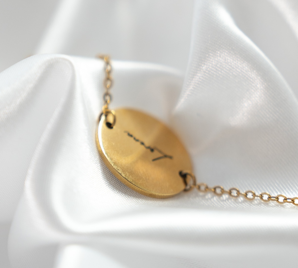 bracelet essence gravure pendentif 20mm