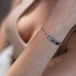 Bracelet personnalisé Lien barrette femme