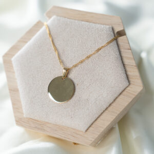 Collier Présence personnalisé doré