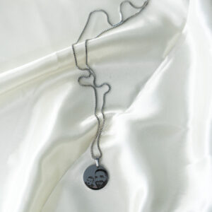 Collier Ligne personnalisé argenté