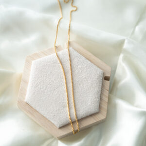 Collier Ligne personnalisé homme doré