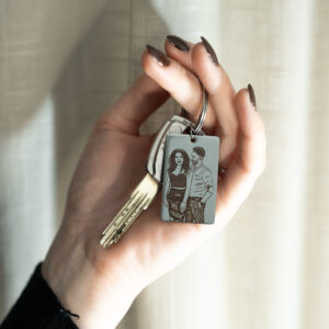 Porte-clés Mémoire argenté