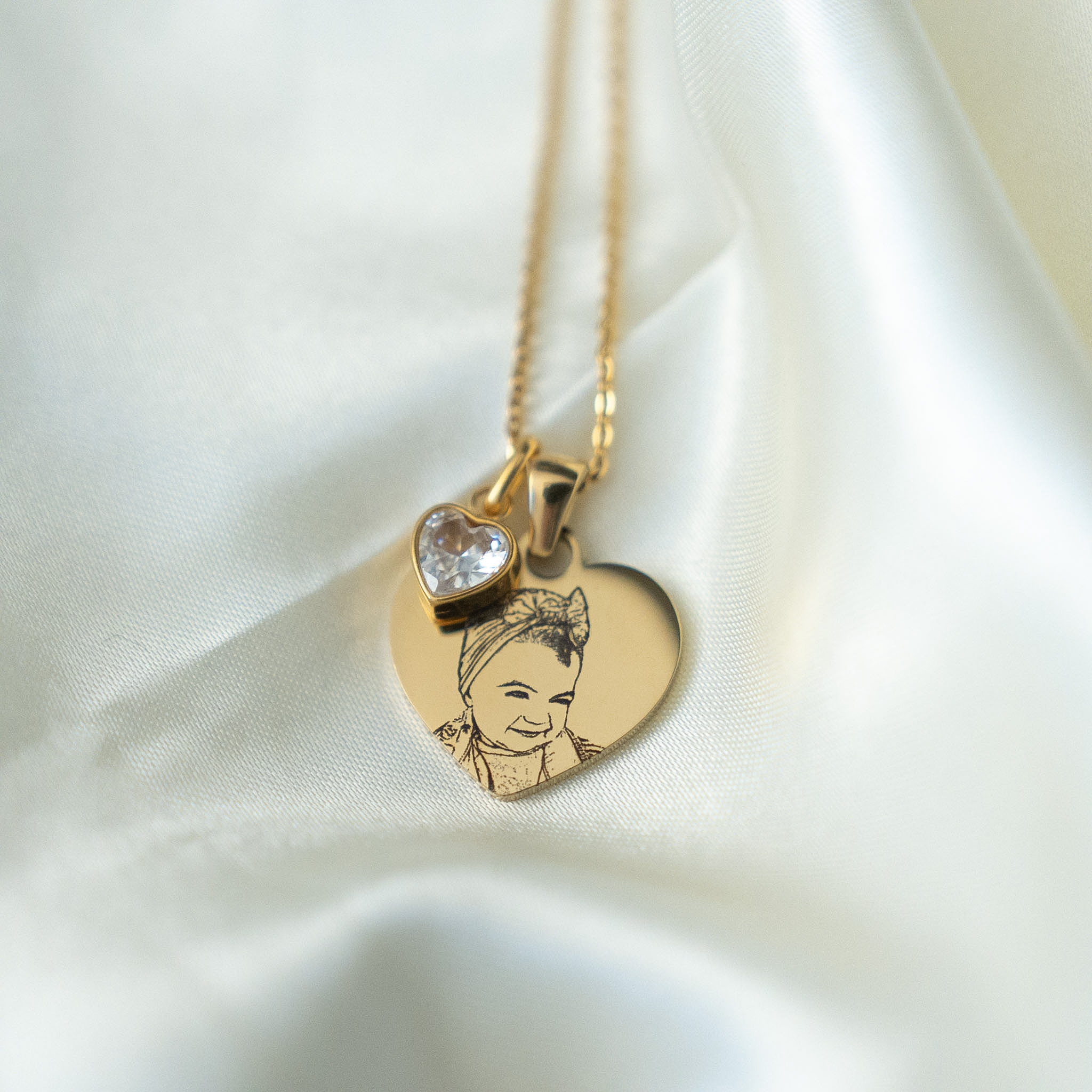 Collier Essence coeur personnalisé